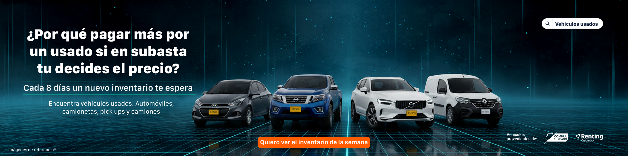 Subasta vehículos Usados 